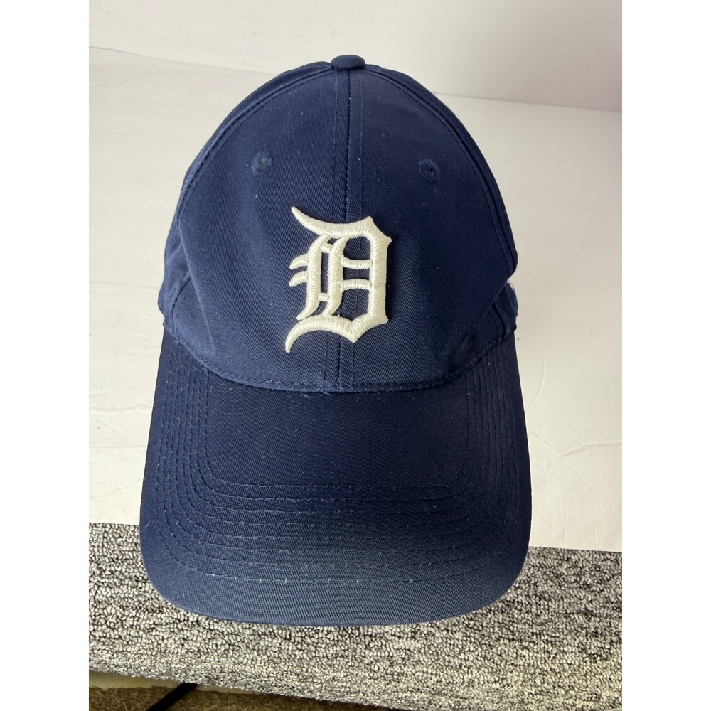 Outdoor Cap Detroit Tigers MLB Baseball Hat Navy Blue Adjustable Strapback OSFM